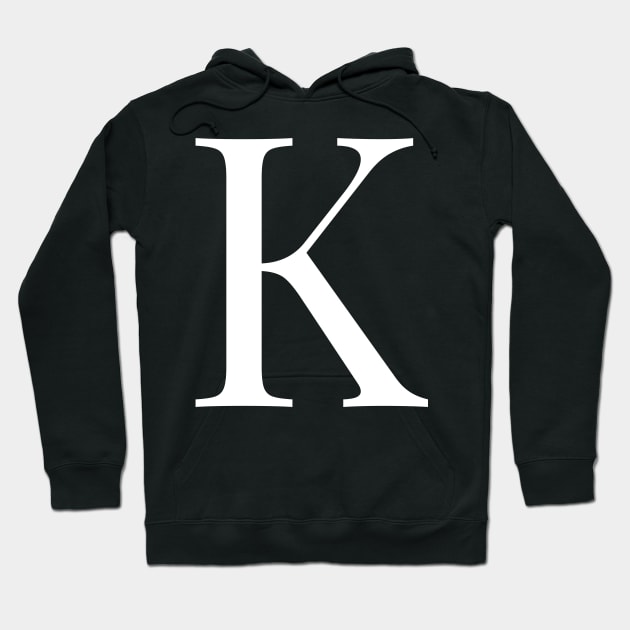 Alphabet k Hoodie by maro_00